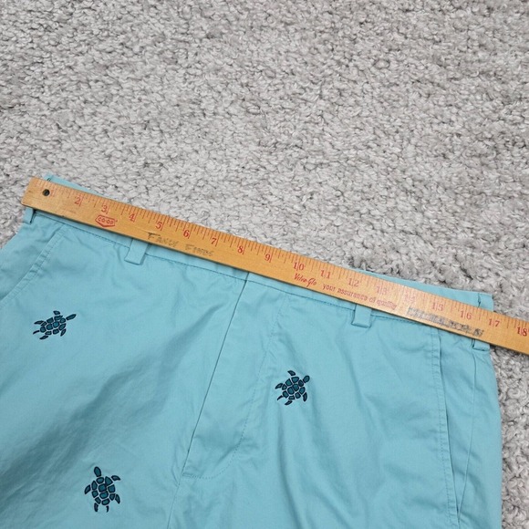 Brooks Brothers Clark Pants 34x30 (Fits 33x28.5) Blue Turtle Chino Preppy - Picture 9 of 13